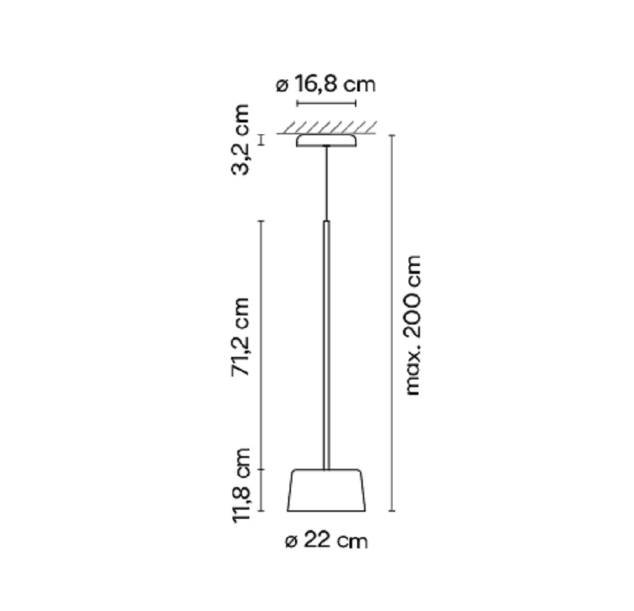 Vibia Подвесной светильник Tube Free от Vibia