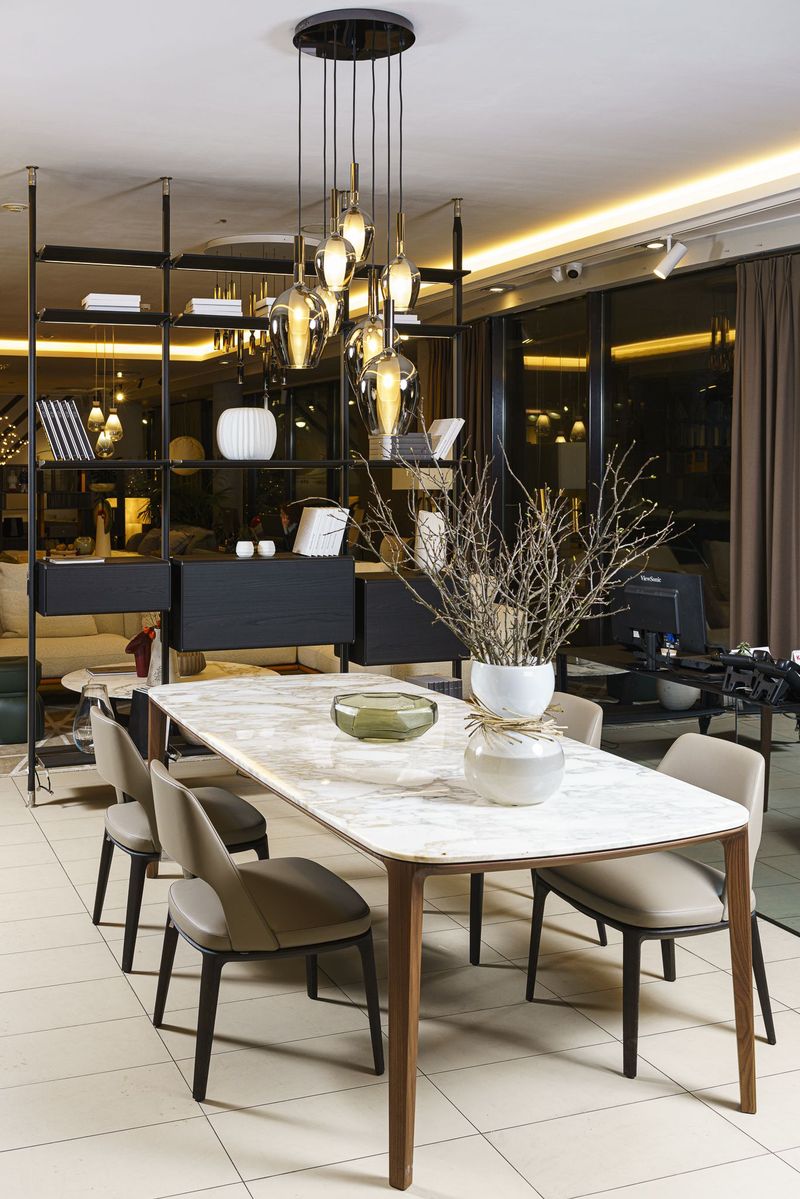 Poliform Стол Henry Calacatta Oro 240 от Poliform — в интерьере