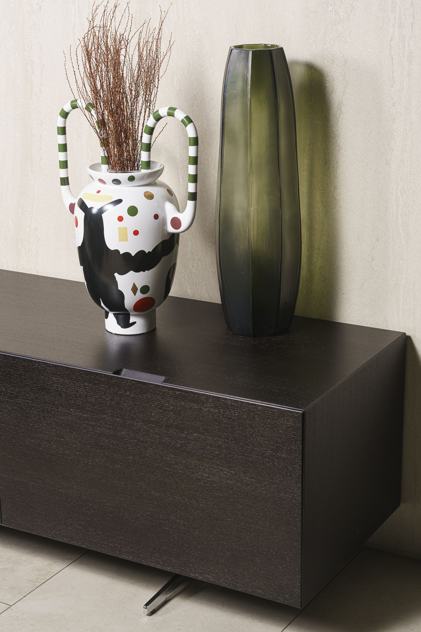 Flexform Комод Piuma aswood brown от Flexform — в интерьере