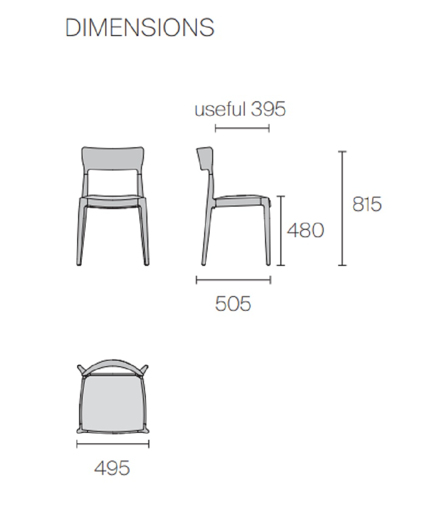 Rimadesio Стул Sophis 711 rovere от Rimadesio