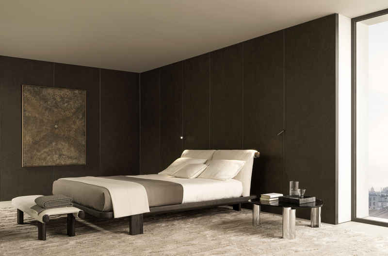 Molteni&C Банкетка в ткани Tibeau от Molteni & C — в интерьере