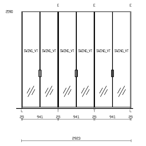 Poliform Шкаф распашной Senzafine Swing от Poliform
