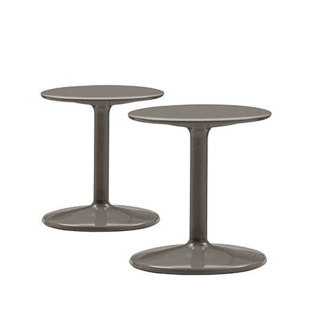 B&B Italia Уличный журнальный столик Spool Outdoor glossy dove grey от B&B Italia