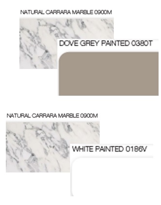 B&B Italia Уличный журнальный столик Button Outdoor Dove grey/white/Natural carrara marble от B&B Italia