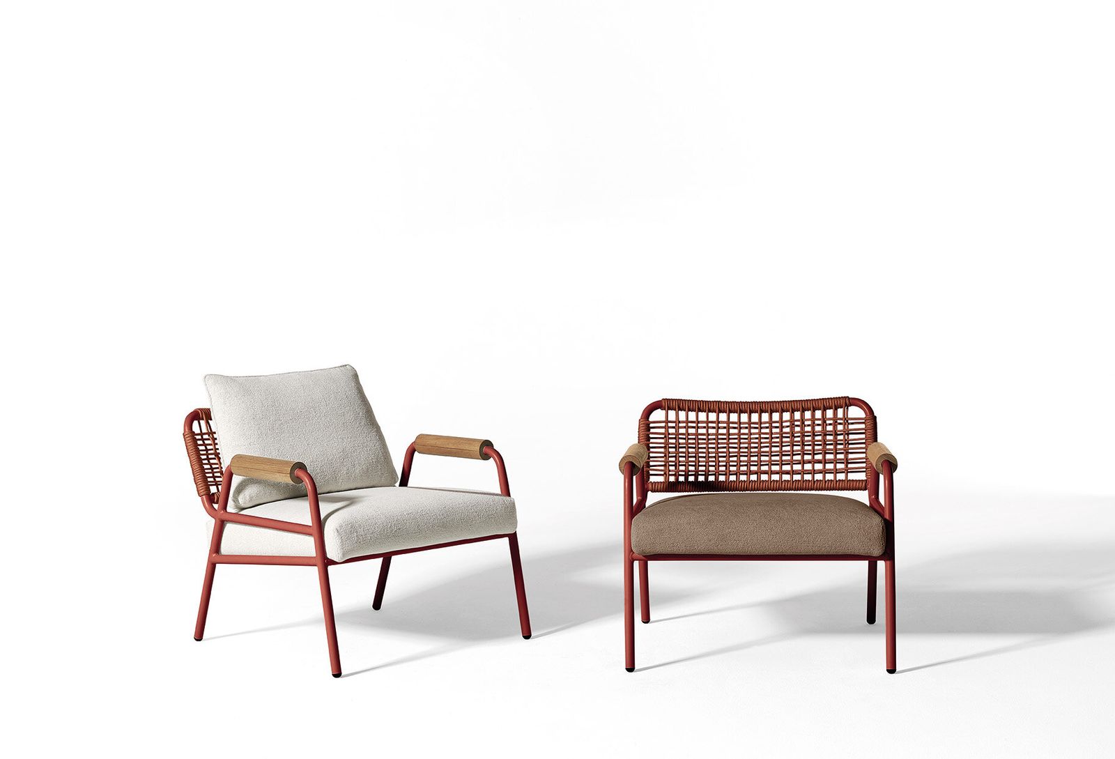 Meridiani Уличный диван Zoe Wood от Meridiani