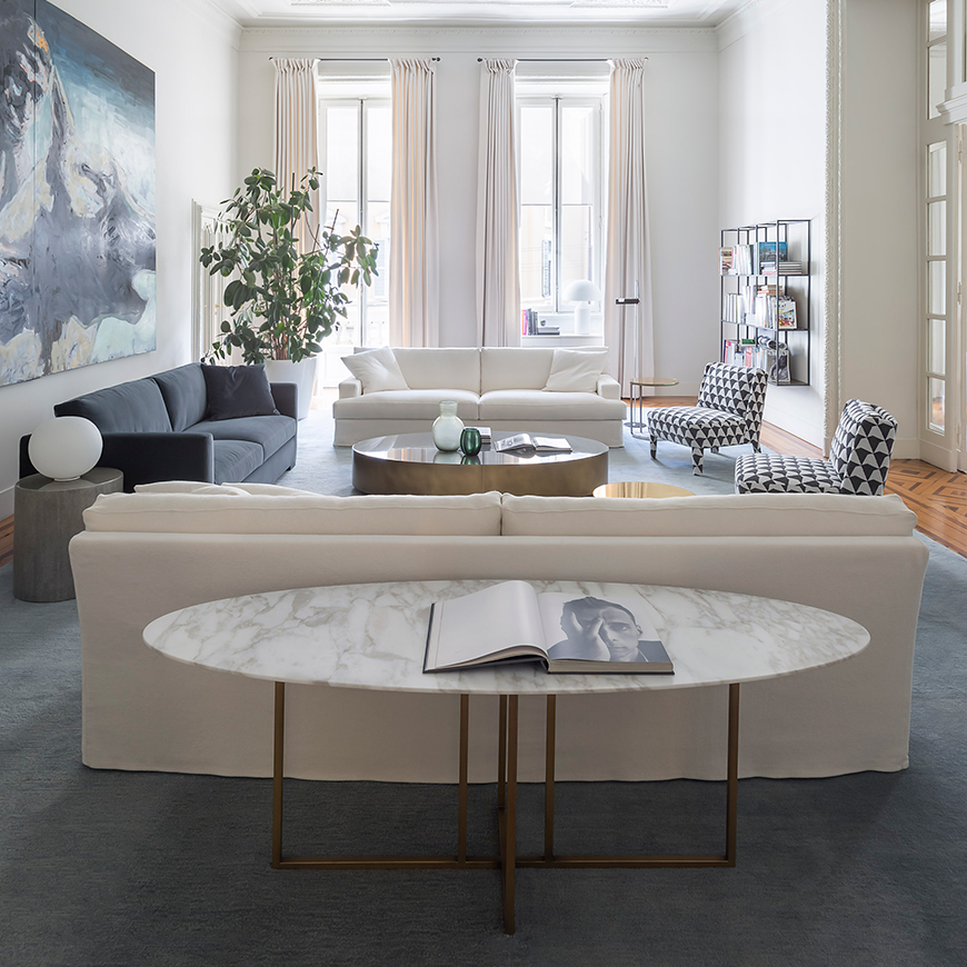 Meridiani Консоль Cole от Meridiani — в интерьере