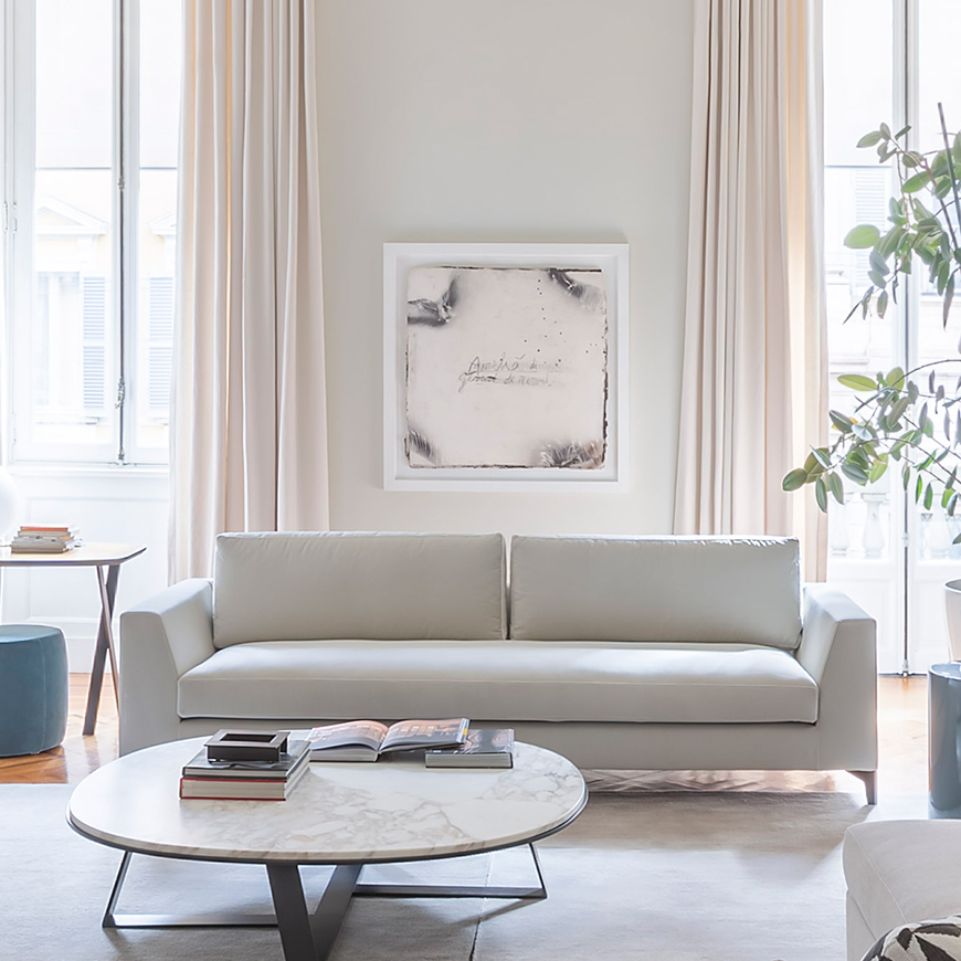 Meridiani Диван Louis Up от Meridiani — в интерьере