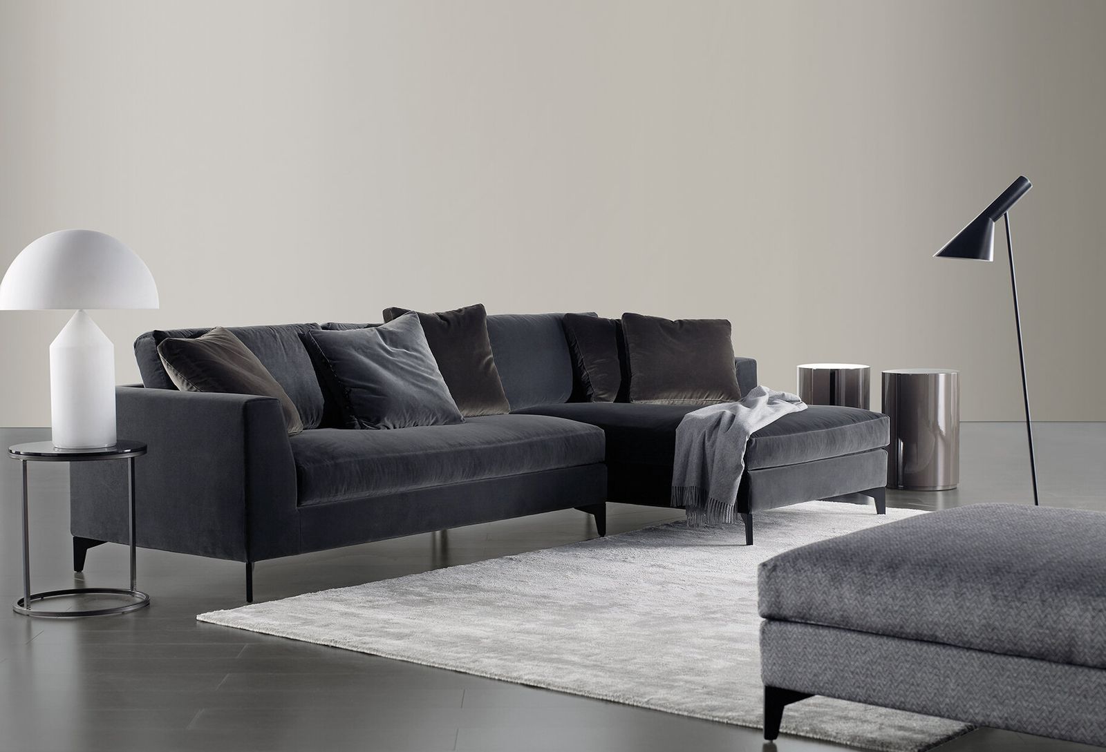 Meridiani Диван Louis Up от Meridiani — в интерьере