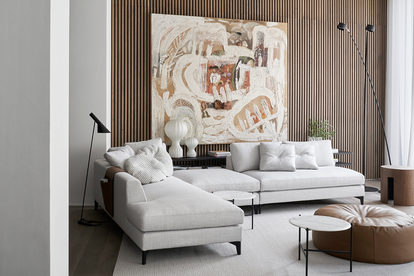 Meridiani Диван Louis Up от Meridiani — в интерьере
