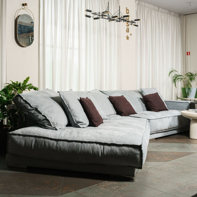 Baxter Двухмодульный диван Budapest Soft Bo.Hemian Siberia от Baxter — в интерьере