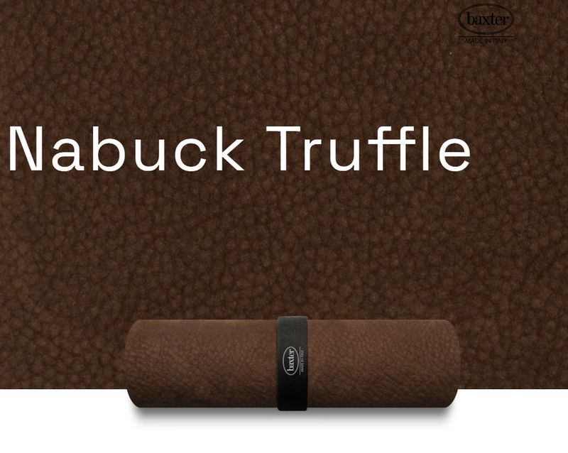 Baxter Двухмодульный диван Budapest Soft Nabuck Truffle от Baxter