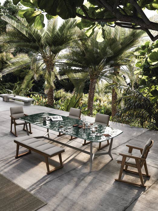 B&B Italia Уличный стол Erica от B&B Italia — в интерьере