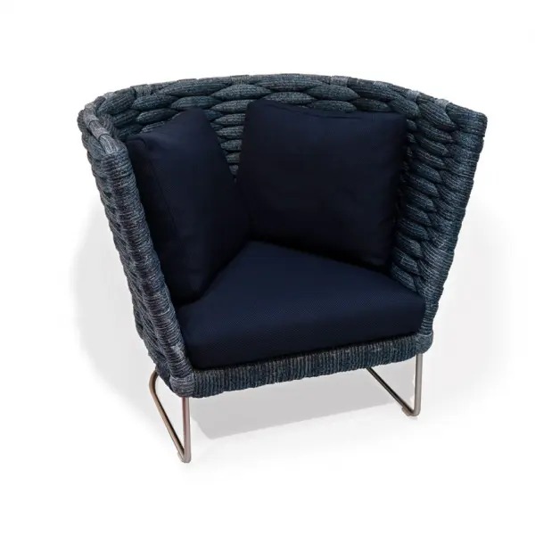 Paola Lenti Уличное кресло Ami Outdoor Blue от Paola Lenti