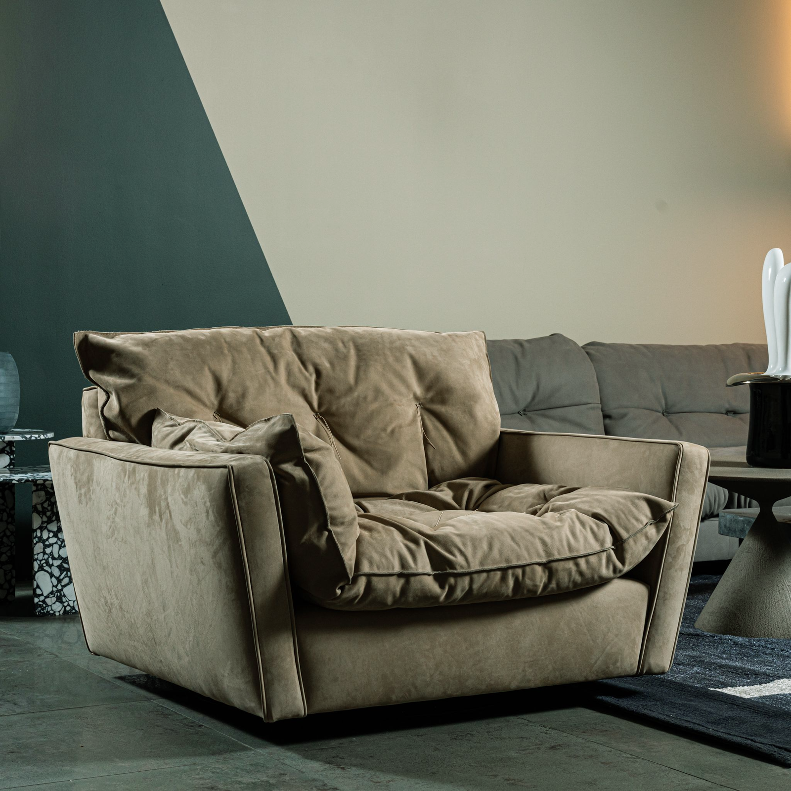 Baxter Кресло Sorrento Kashmir Mimétique от Baxter — в интерьере