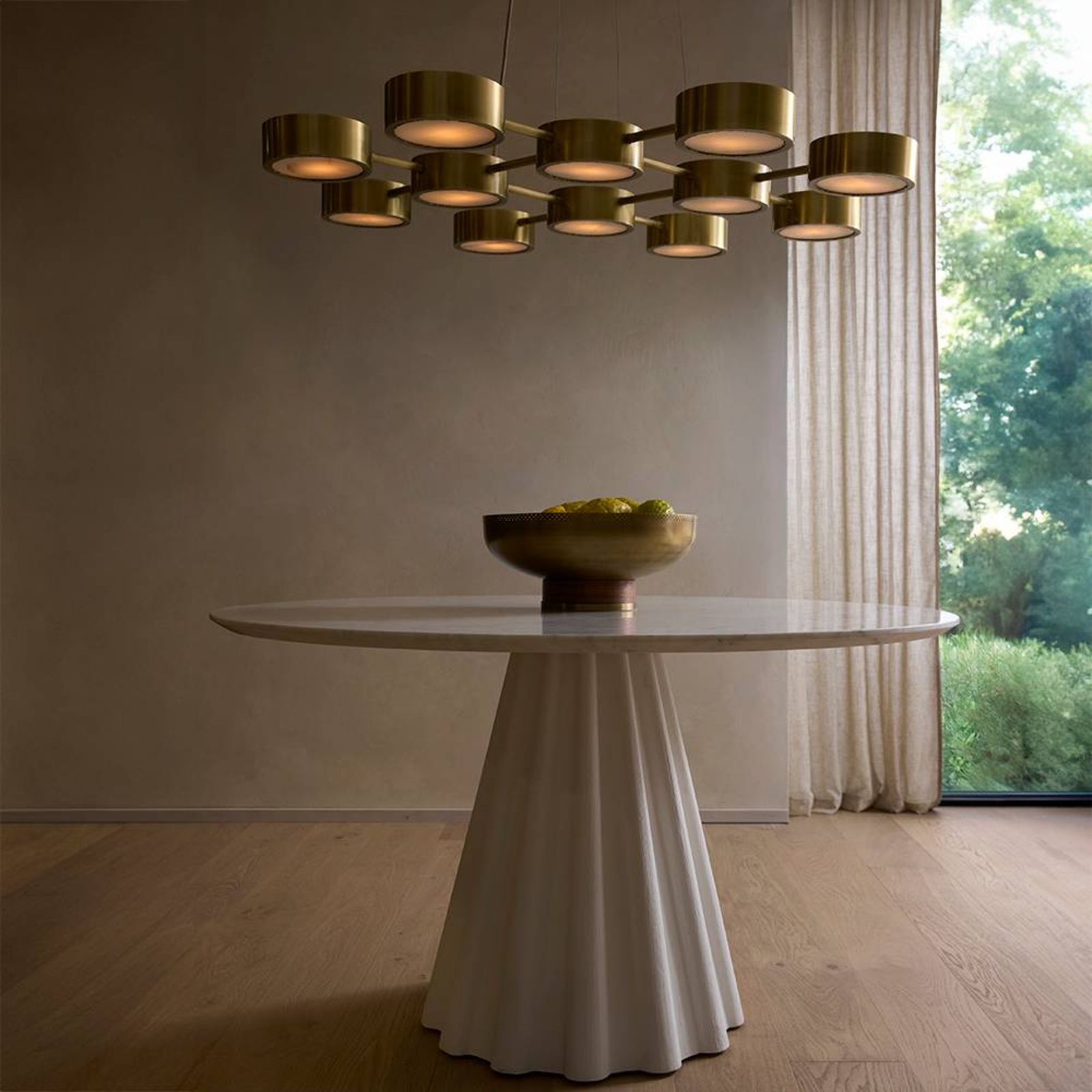 Arteriors Люстра Wright Grid от Arteriors — в интерьере