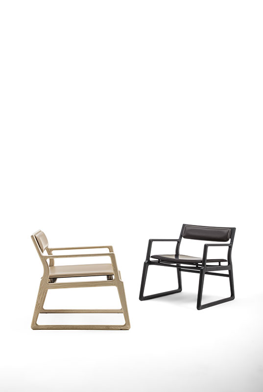 Galimberti Nino Кресло Roza lounge slim от Galimberti Nino