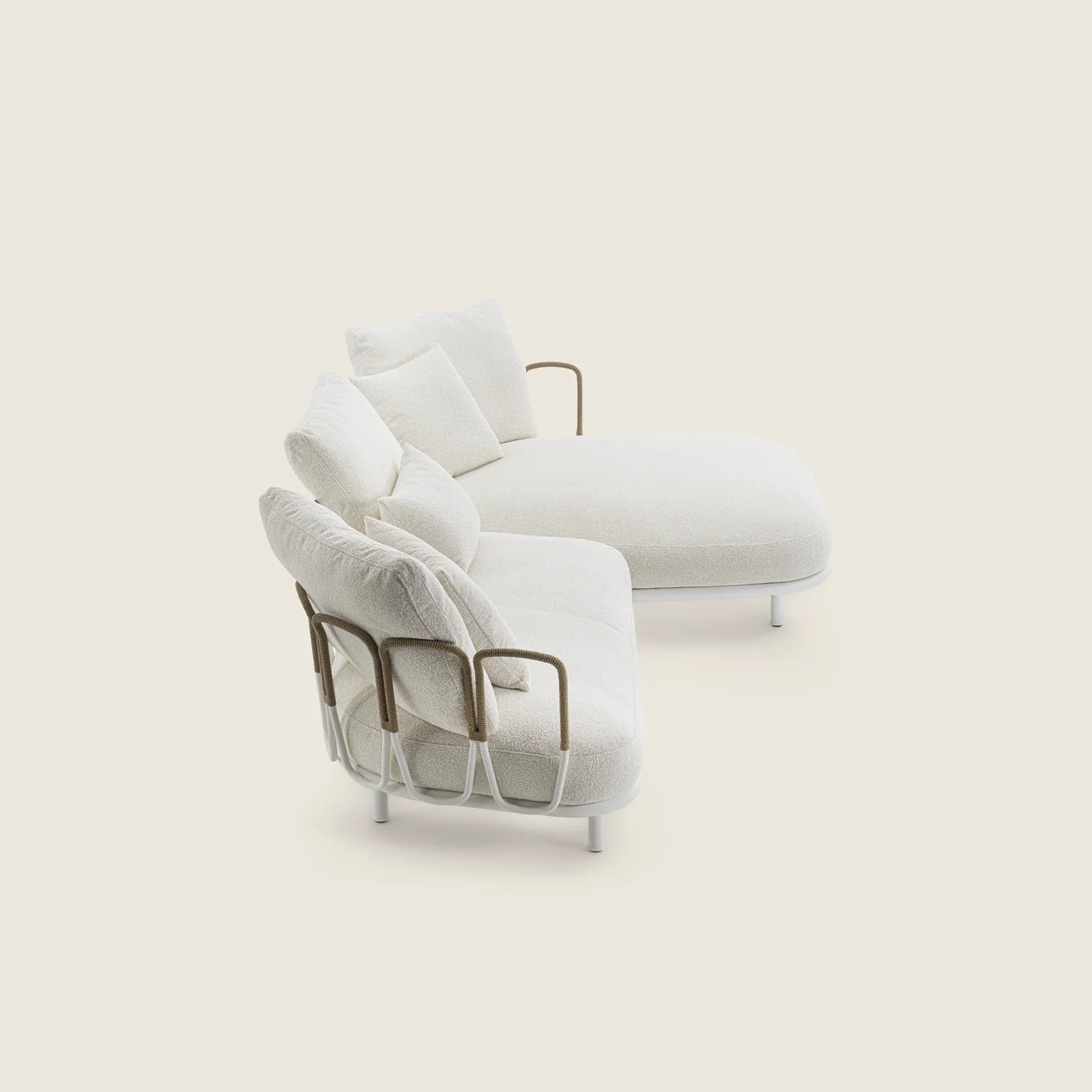 Flexform Уличный угловой диван Margheri от Flexform — в интерьере