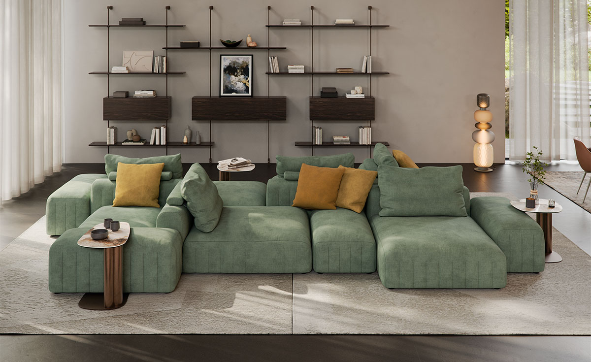 Cattelan Italia Диван Gibson от Cattelan Italia — в интерьере