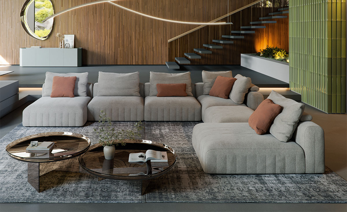 Cattelan Italia Диван Gibson от Cattelan Italia — в интерьере