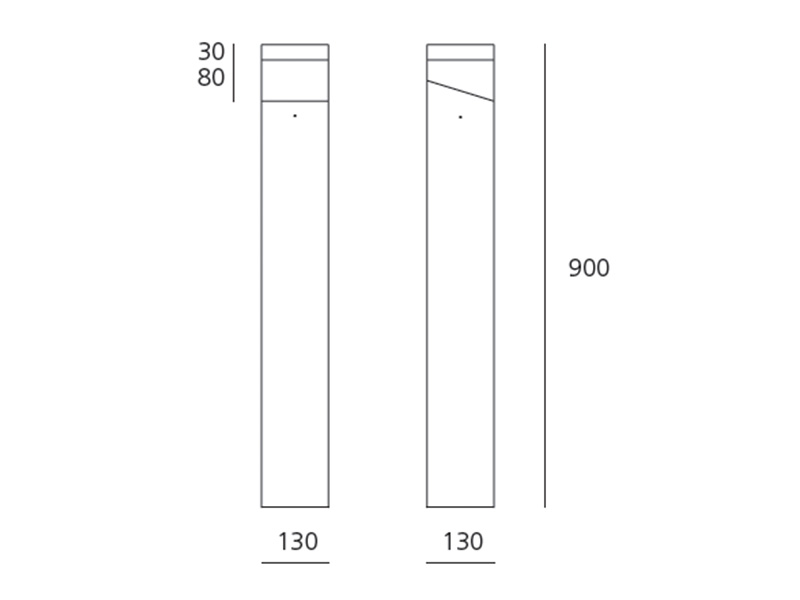 Artemide Уличный светильник Tetragono от Artemide