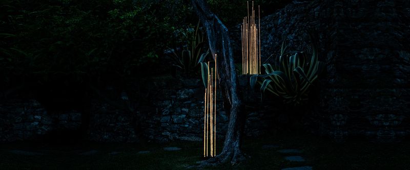 Artemide Уличный светильник Reeds от Artemide — в интерьере