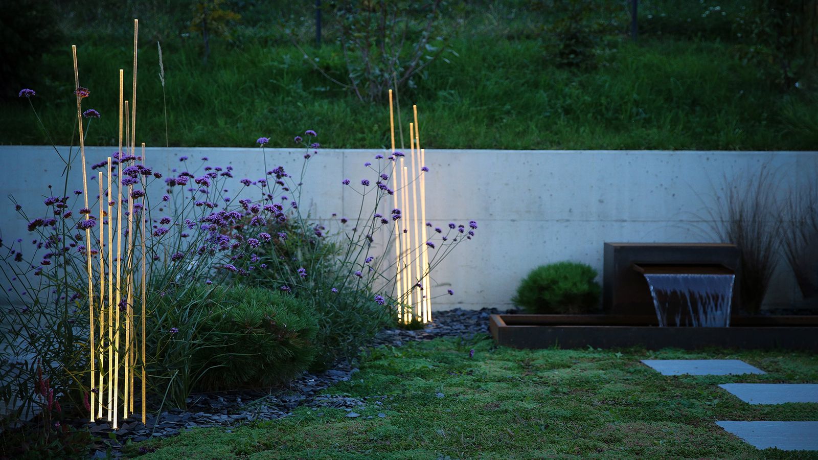 Artemide Уличный светильник Reeds от Artemide — в интерьере