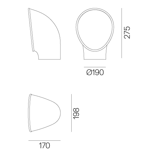 Artemide Уличный светильник Piroscafo от Artemide