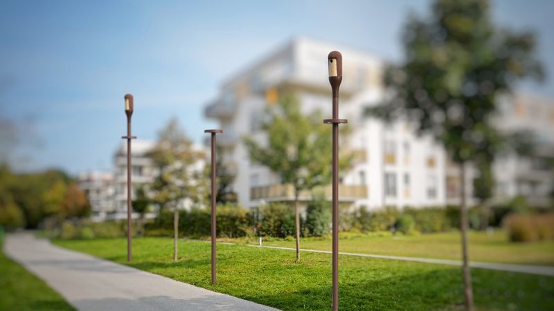 Artemide Уличный светильник Needoo от Artemide — в интерьере