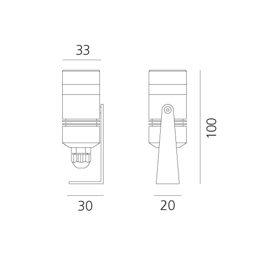 Artemide Уличный светильник Minispot от Artemide