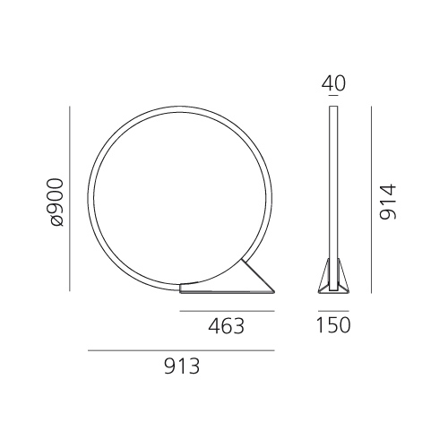 Artemide Уличный светильник "O" от Artemide