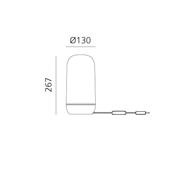 Artemide Настольная лампа Gople Portable от Artemide