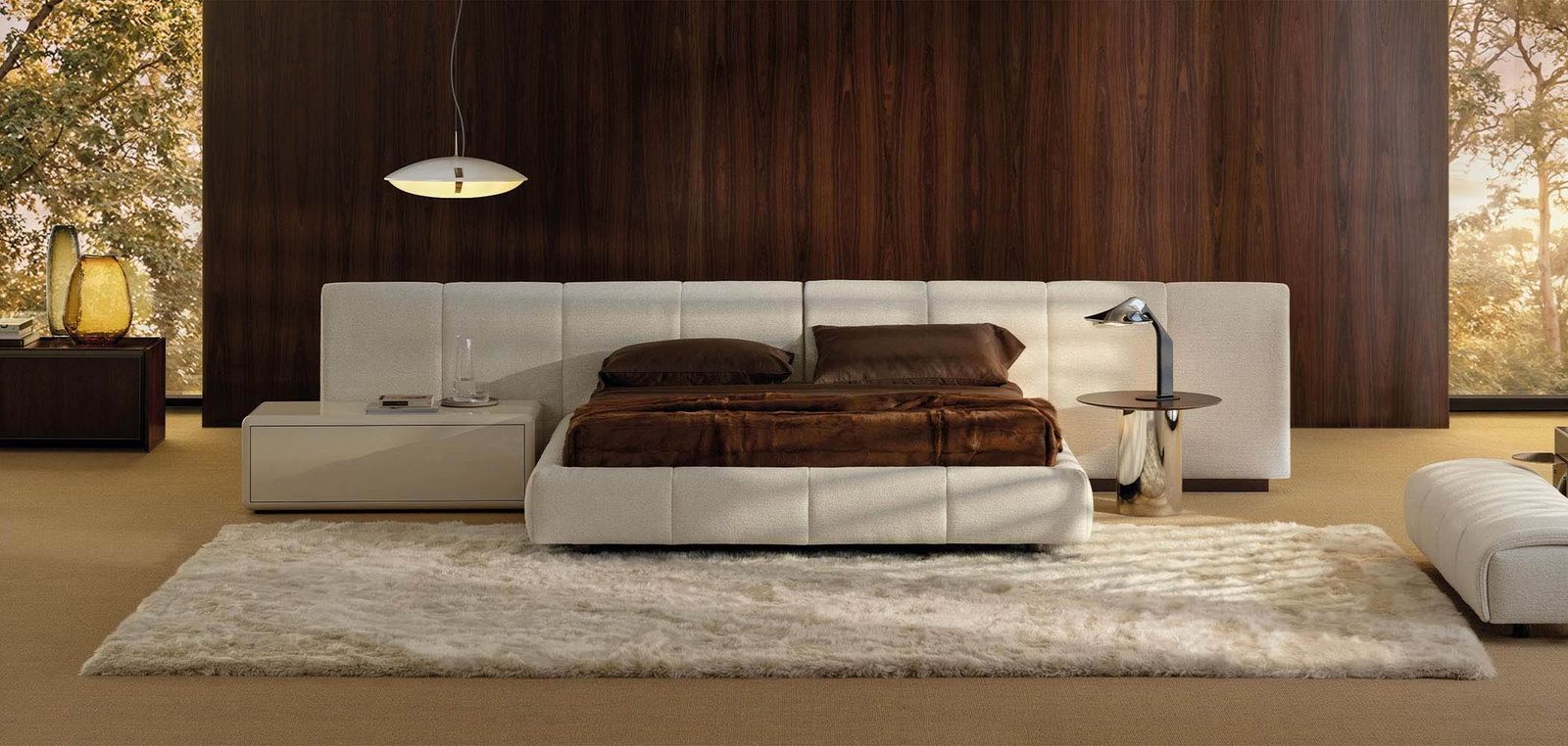 Minotti Кровать Ruffle от Minotti — в интерьере