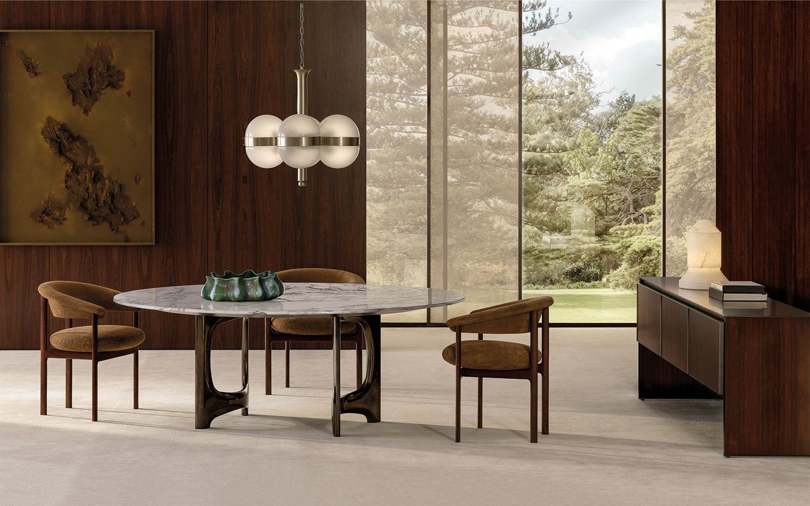 Minotti Стол Blaine от Minotti — в интерьере
