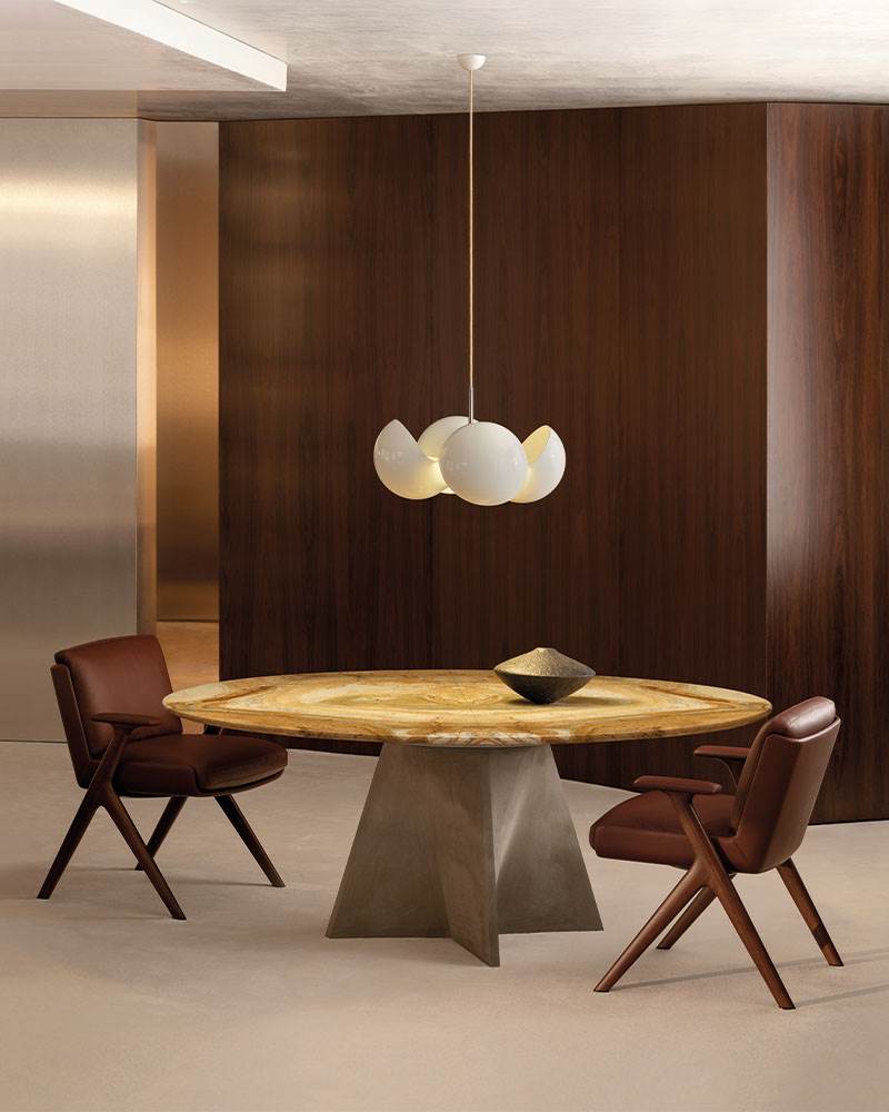 Minotti Стол Brutalist от Minotti — в интерьере
