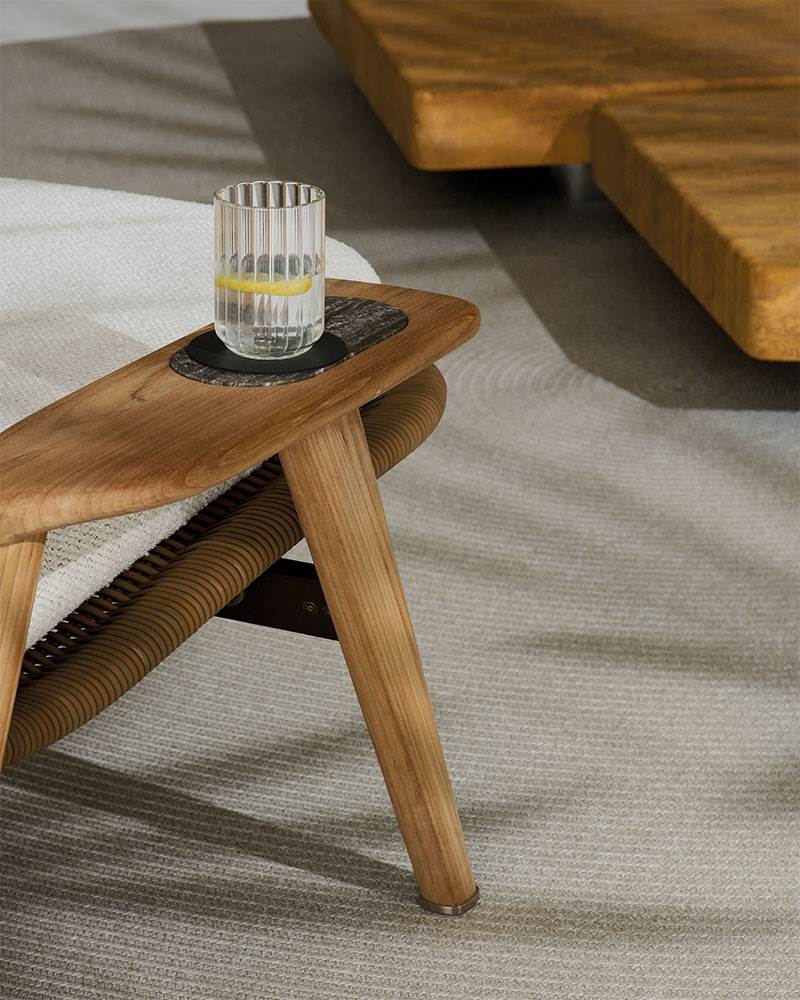 Minotti Уличное кресло Elas "Cord" Outdoor от Minotti — в интерьере