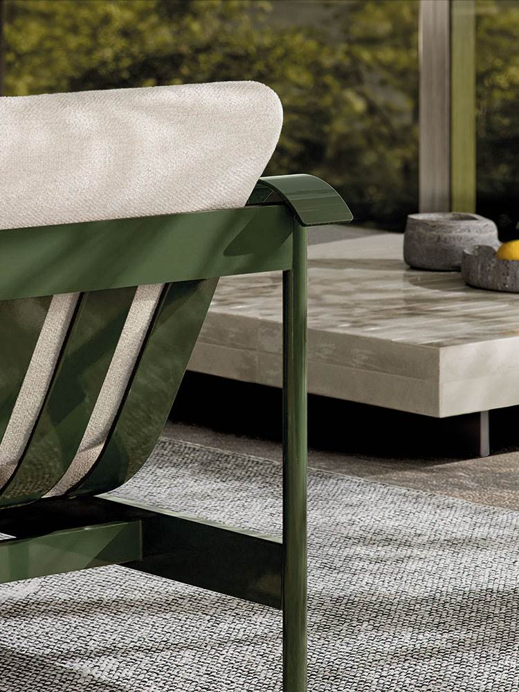 Minotti Уличное кресло Sandy от Minotti — в интерьере