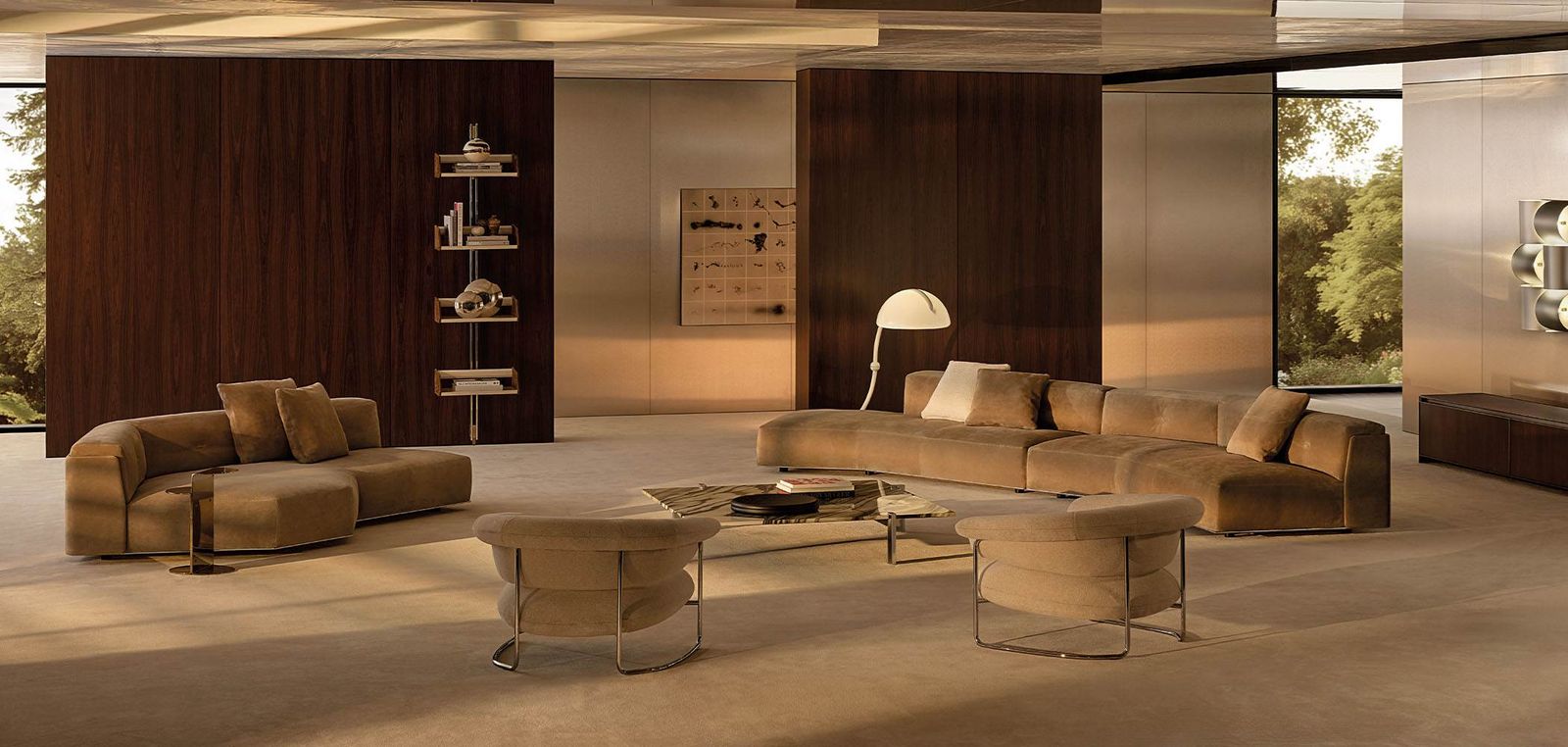 Minotti Диван Softcase от Minotti — в интерьере