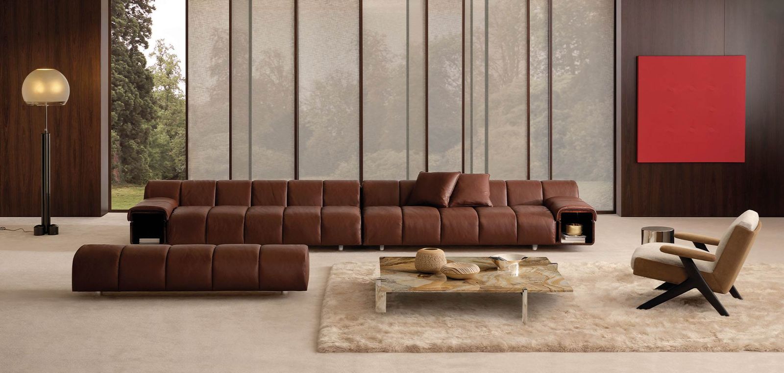 Minotti Диван Ruffle от Minotti — в интерьере