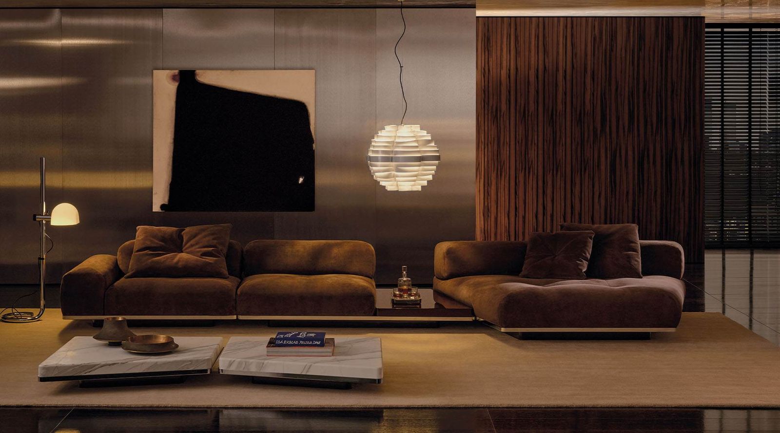 Minotti Диван Orion от Minotti — в интерьере