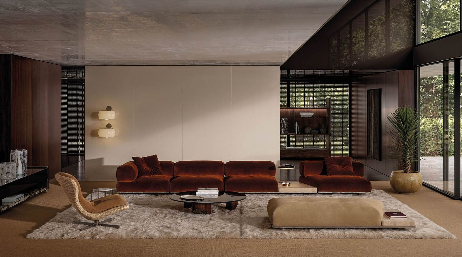 Minotti Диван Orion от Minotti — в интерьере
