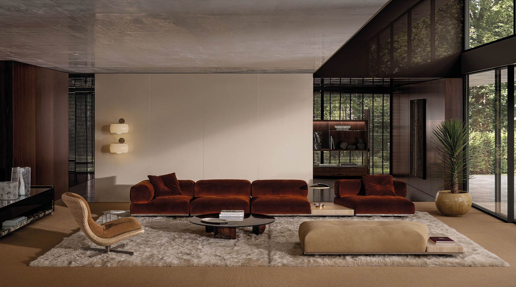 Minotti Диван Orion от Minotti — в интерьере