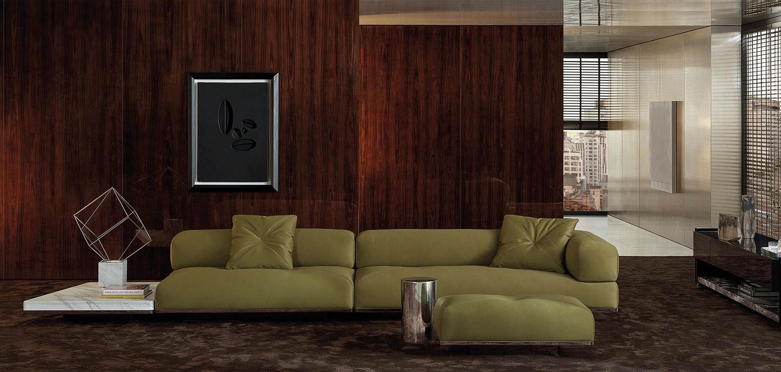 Minotti Диван Orion от Minotti — в интерьере
