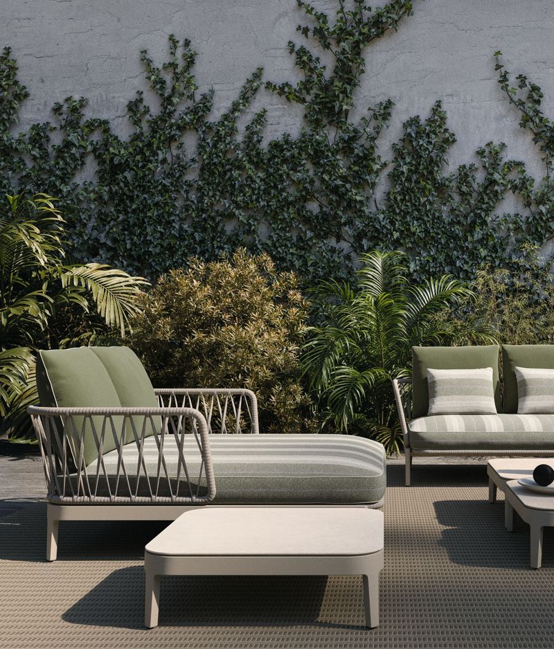 Molteni&C Уличный журнальный столик Chelsea от Molteni & C — в интерьере