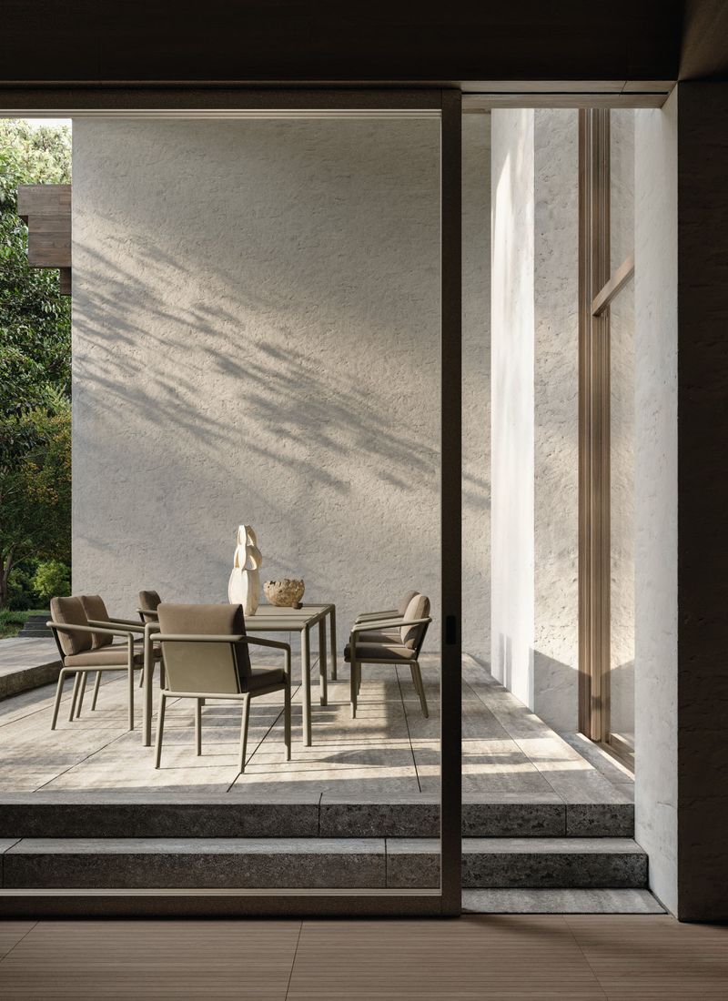Molteni&C Уличный стол Soleva от Molteni & C — в интерьере