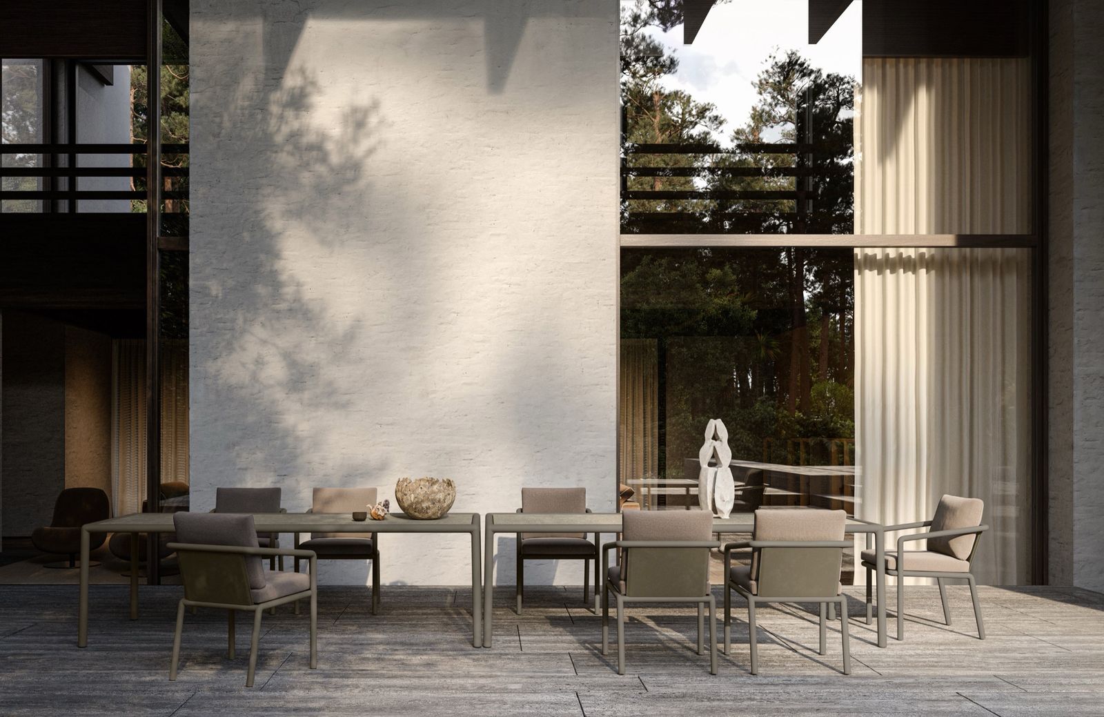 Molteni&C Уличный стол Soleva от Molteni & C — в интерьере
