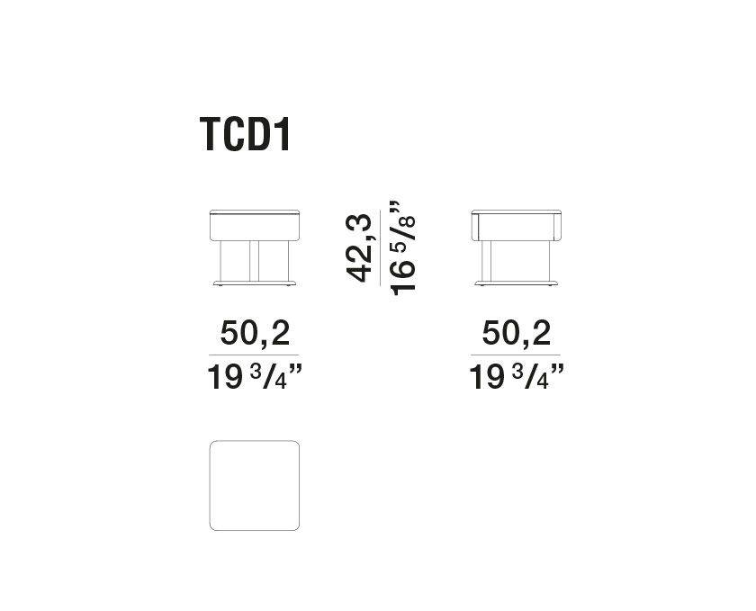 Molteni&C Прикроватная тумбочка Tibeau от Molteni & C