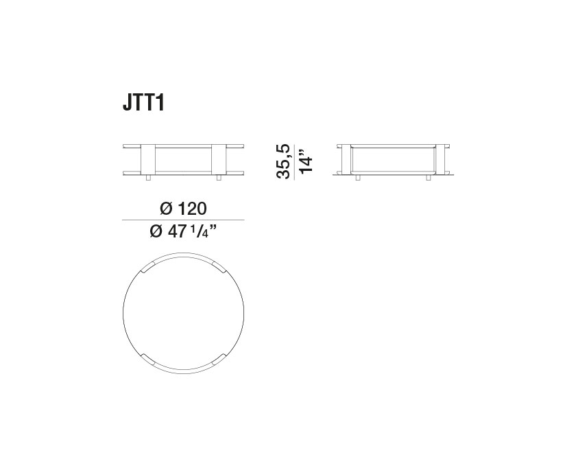 Molteni&C Журнальный столик Jeanne от Molteni & C