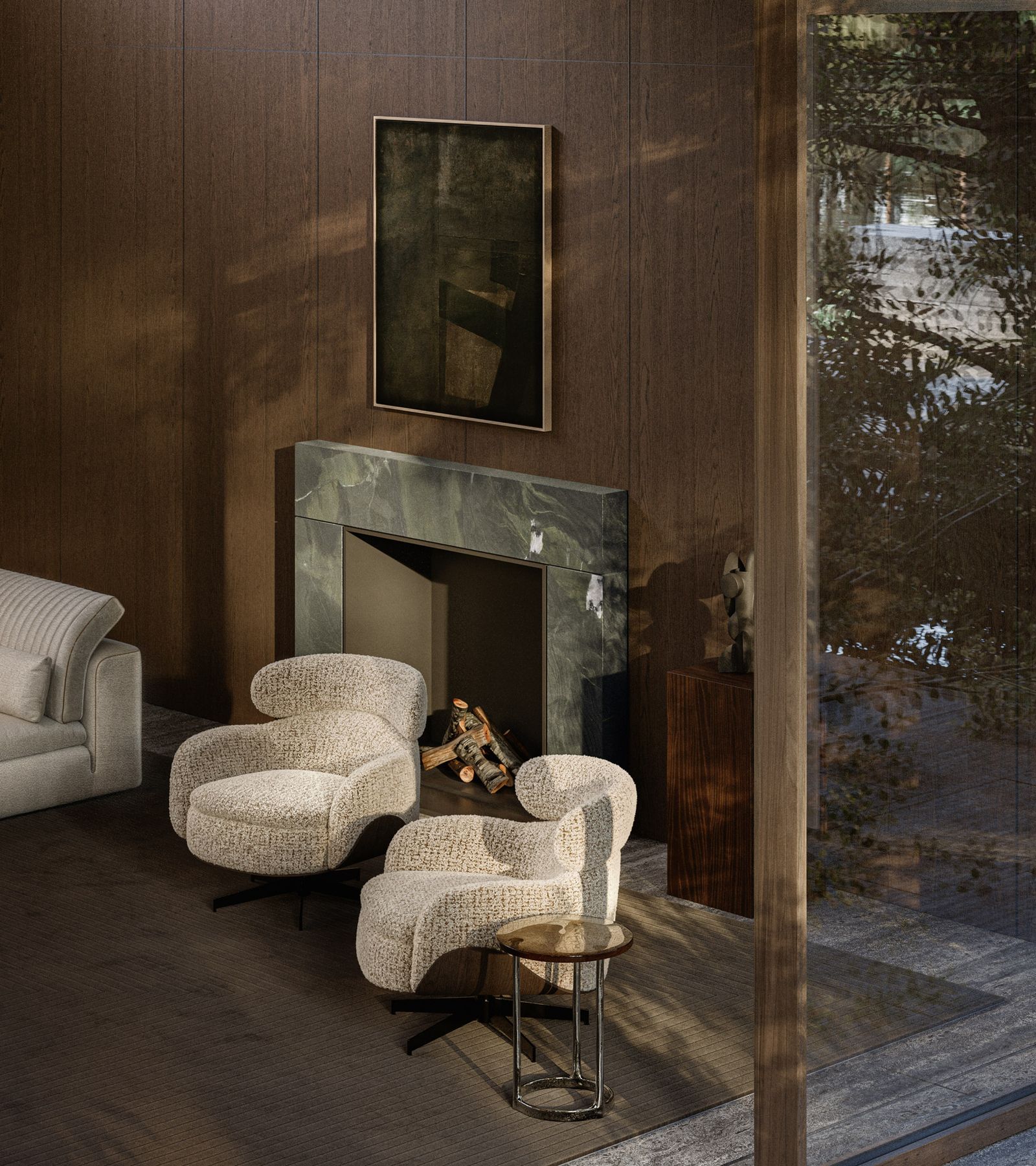 Molteni&C Кресло Leonard от Molteni & C — в интерьере