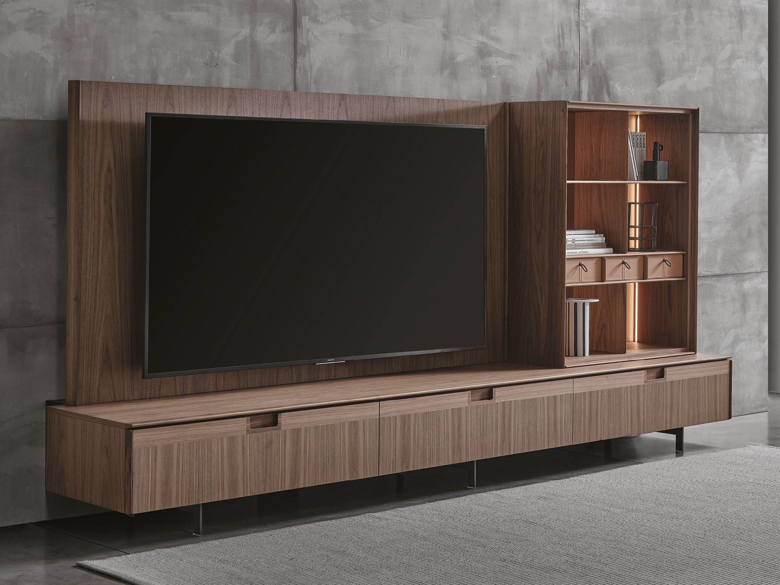 Porada Мебель под ТВ Matics TV от Porada — в интерьере