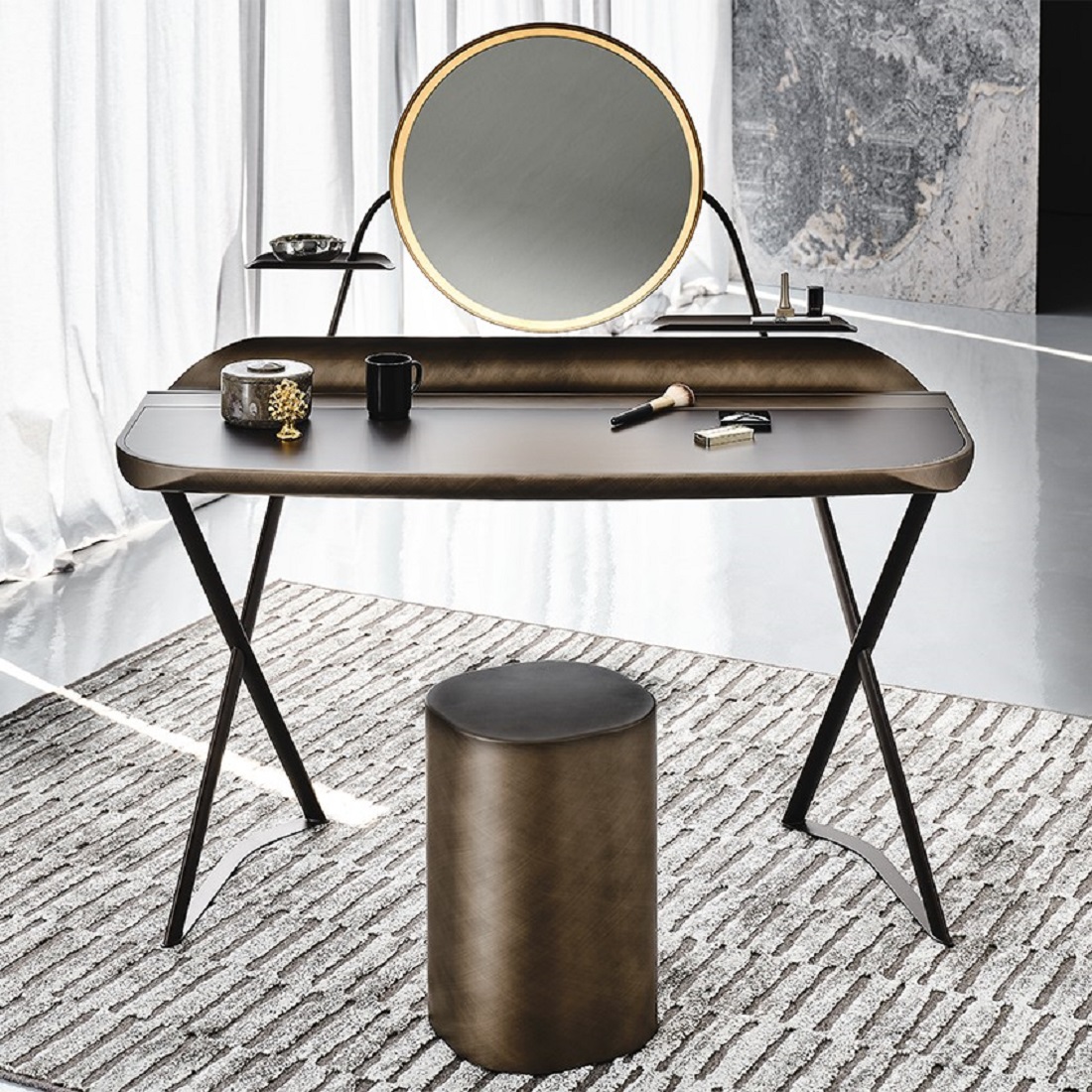 Cattelan Italia Туалетный столик Cocoon Trousse Leather от Cattelan Italia — в интерьере